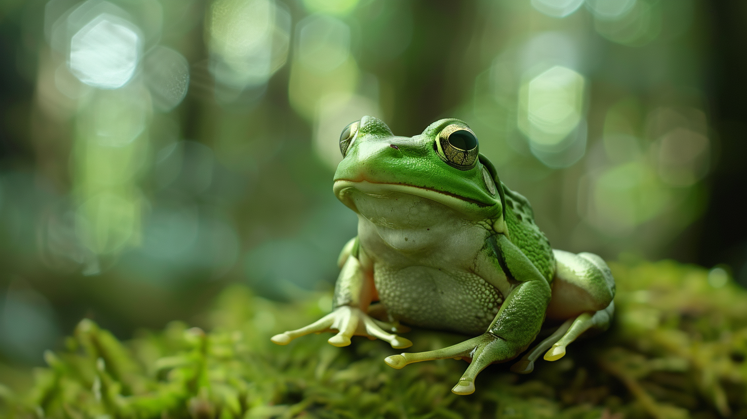 kabirivan_create_a_real_green_frog_with_a_blur_forest_backgro_43551cad-1eba-4b0b-85bc-bca82ef94319_0